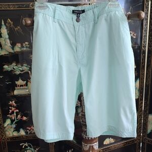 Relativity Mint Green Men's Flat Front Shorts